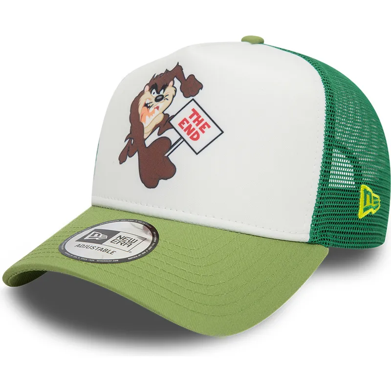 siltovka-zaoblena-zelena-snapback-a-frame-frame-character-tasmania-looney-tunes-new-era