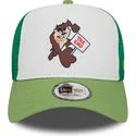 siltovka-zaoblena-zelena-snapback-a-frame-frame-character-tasmania-looney-tunes-new-era