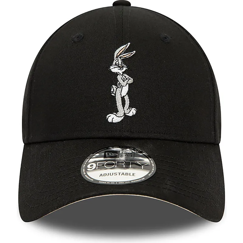 siltovka-zaoblena-cierna-nastavitelny-9forty-character-bugs-bunny-looney-tunes-new-era