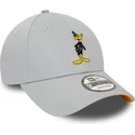 siltovka-zaoblena-siva-nastavitelny-9forty-character-pato-lucas-looney-tunes-new-era
