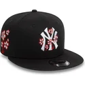 new-era-new-york-yankees-mlb-9fifty-snapback-cap-schwarz-mit-blumen-icon