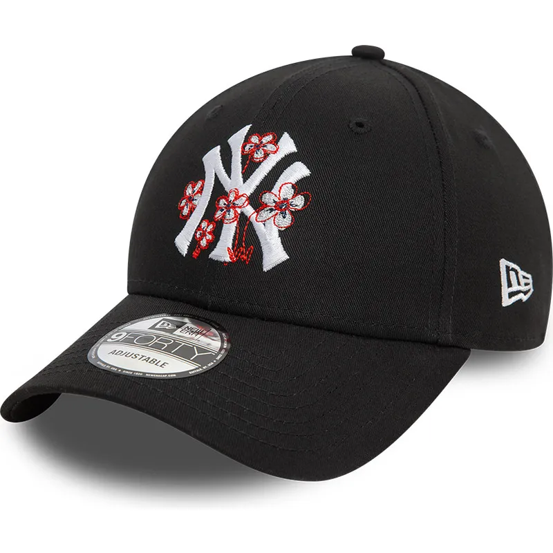 siltovka-zaoblena-cierna-nastavitelny-9forty-flower-icon-new-york-yankees-mlb-new-era