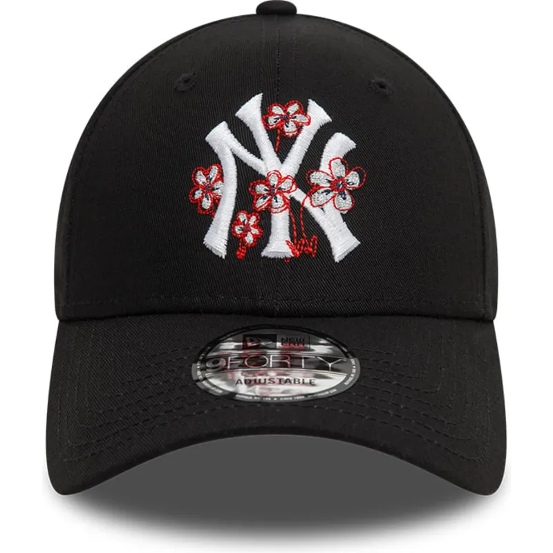siltovka-zaoblena-cierna-nastavitelny-9forty-flower-icon-new-york-yankees-mlb-new-era