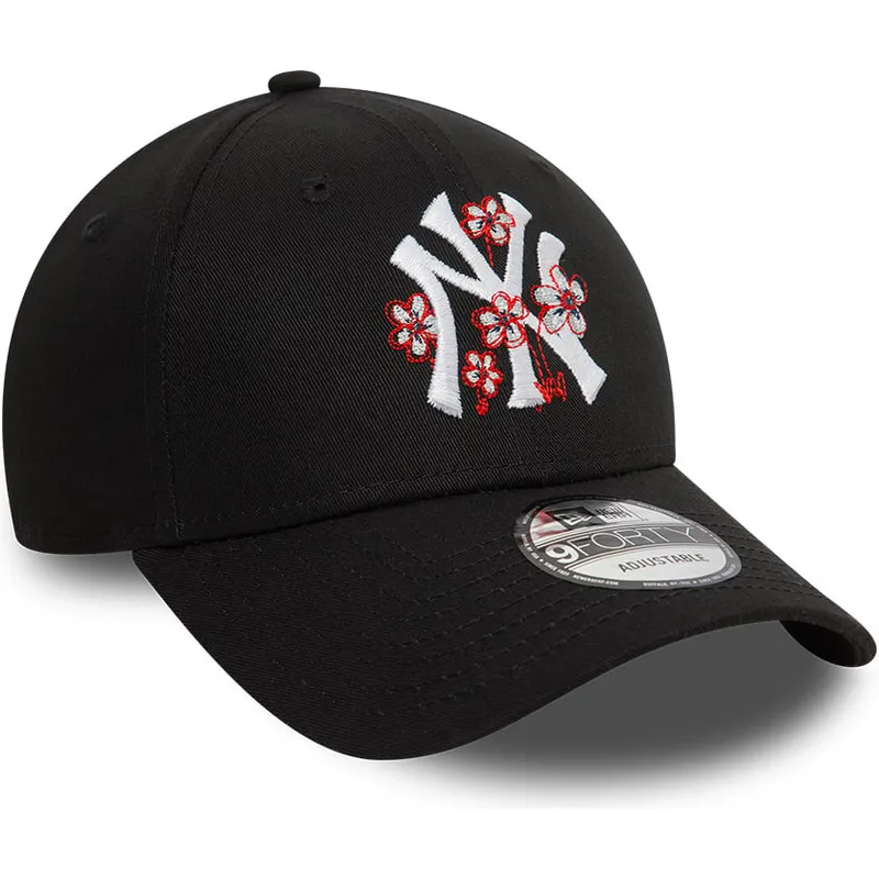 siltovka-zaoblena-cierna-nastavitelny-9forty-flower-icon-new-york-yankees-mlb-new-era