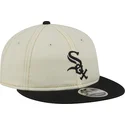 siltovka-rovna-bezova-snapback-9fifty-retro-crown-denim-chicago-white-sox-mlb-new-era