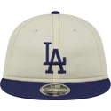 siltovka-rovna-bezova-snapback-9fifty-retro-crown-denim-los-angeles-dodgers-mlb-new-era