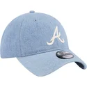 siltovka-zaoblena-modra-nastavitelny-9twenty-washed-denim-atlanta-braves-mlb-new-era