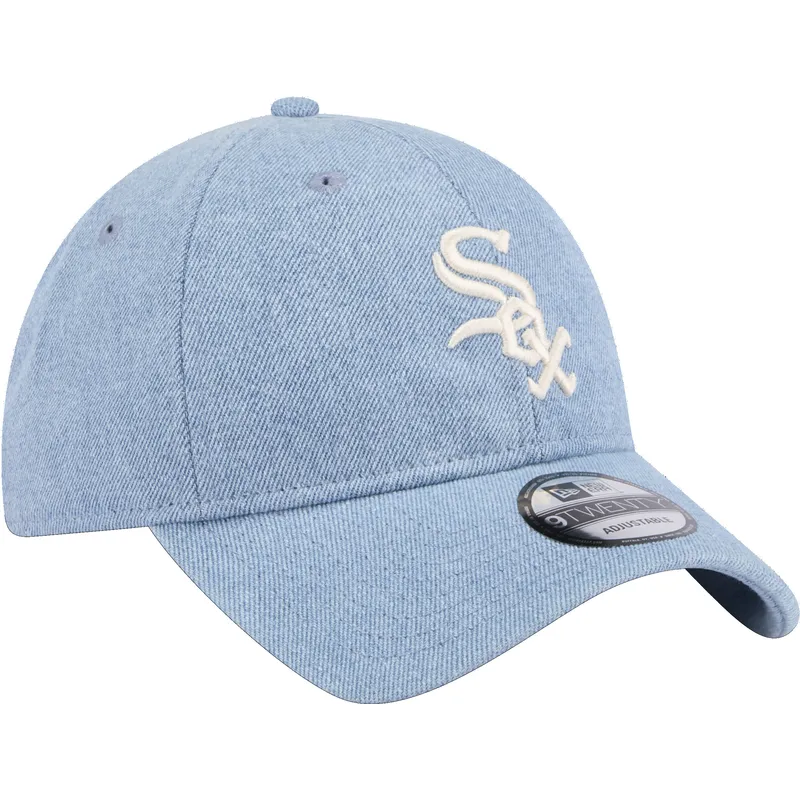 siltovka-zaoblena-modra-nastavitelny-9twenty-washed-denim-chicago-white-sox-mlb-new-era