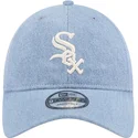 siltovka-zaoblena-modra-nastavitelny-9twenty-washed-denim-chicago-white-sox-mlb-new-era