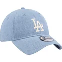 siltovka-zaoblena-modra-nastavitelny-9twenty-washed-denim-los-angeles-dodgers-mlb-new-era