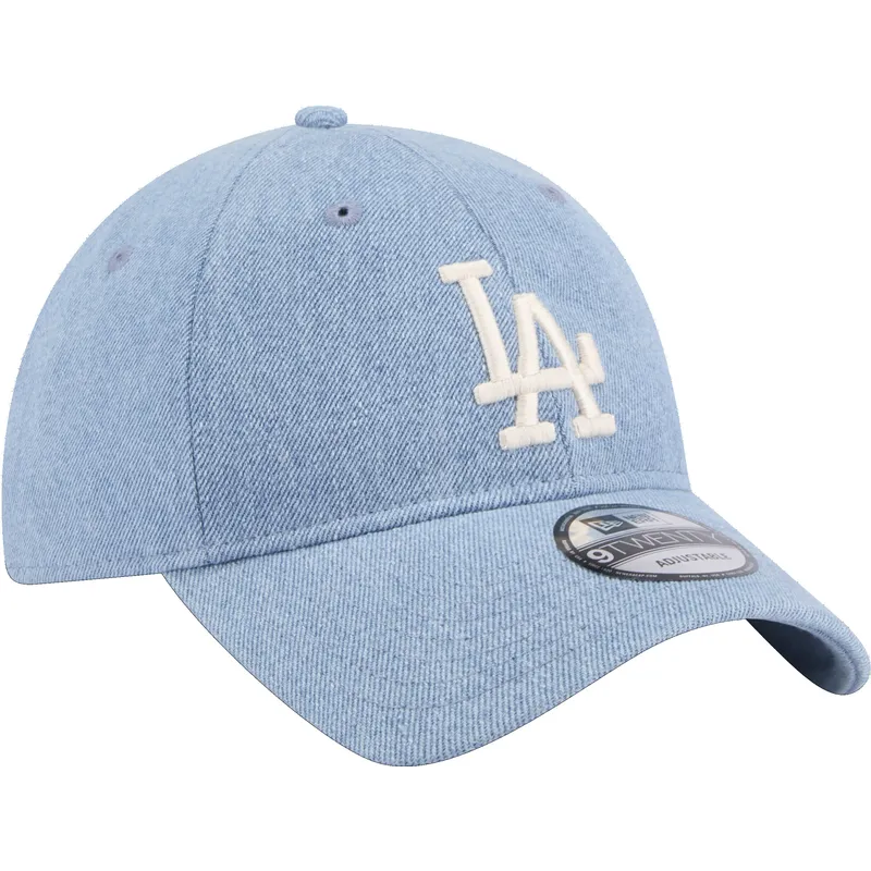 siltovka-zaoblena-modra-nastavitelny-9twenty-washed-denim-los-angeles-dodgers-mlb-new-era