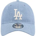 siltovka-zaoblena-modra-nastavitelny-9twenty-washed-denim-los-angeles-dodgers-mlb-new-era