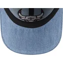 blaue-gebogene-verstellbare-kappe-9twenty-washed-denim-der-chicago-bulls-nba-von-new-era