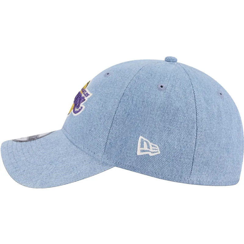 siltovka-zaoblena-modra-nastavitelny-9twenty-washed-denim-los-angeles-lakers-nba-new-era