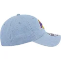 los-angeles-lakers-nba-9twenty-gewaschene-denim-verstellbare-blaue-kappe-von-new-era