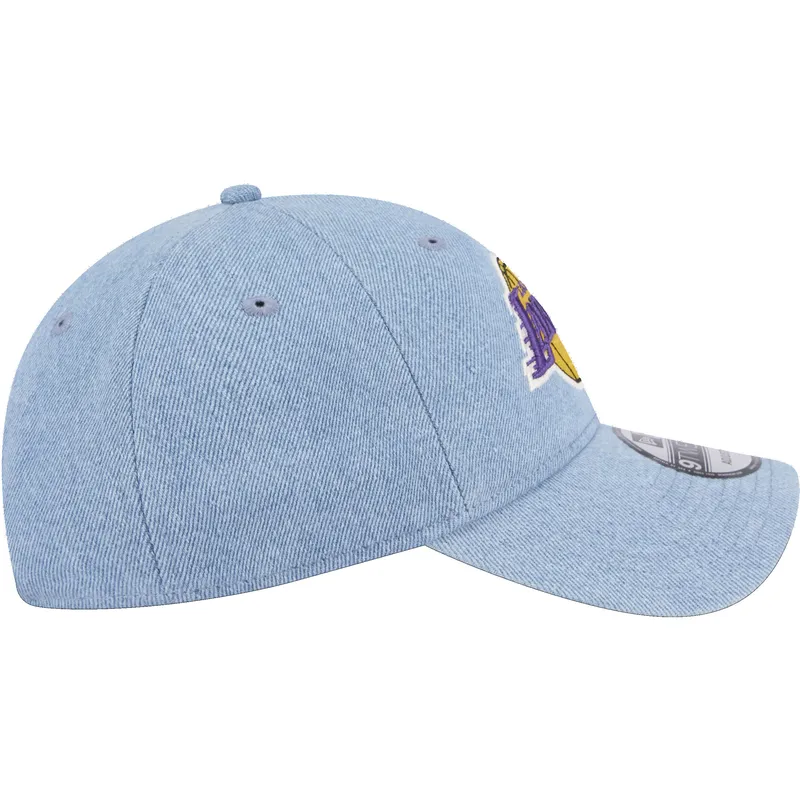 siltovka-zaoblena-modra-nastavitelny-9twenty-washed-denim-los-angeles-lakers-nba-new-era