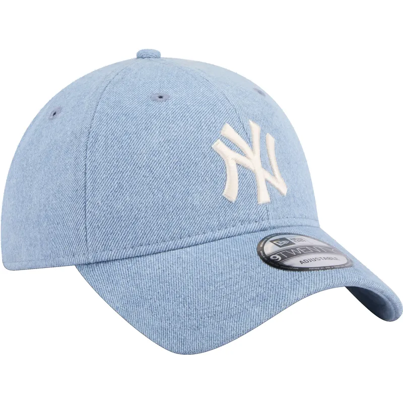 siltovka-zaoblena-modra-nastavitelny-9twenty-washed-denim-new-york-yankees-mlb-new-era