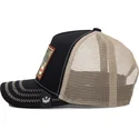 schwarze-und-beige-trucker-kappe-ye-olde-cobra-goat-the-farm-retro-classic-von-goorin-bros