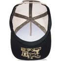 schwarze-und-beige-trucker-kappe-ye-olde-cobra-goat-the-farm-retro-classic-von-goorin-bros