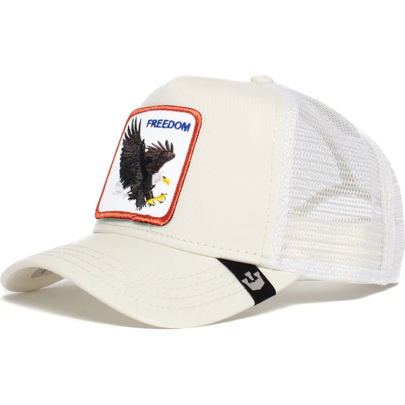 siltovka-zaoblena-biely-snapback-the-freedom-eagle-the-farm-goorin-bros