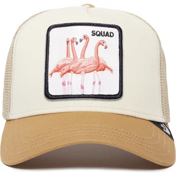 siltovka-zaoblena-bezova-snapback-squad-the-farm-premium-the-farm-goorin-bros