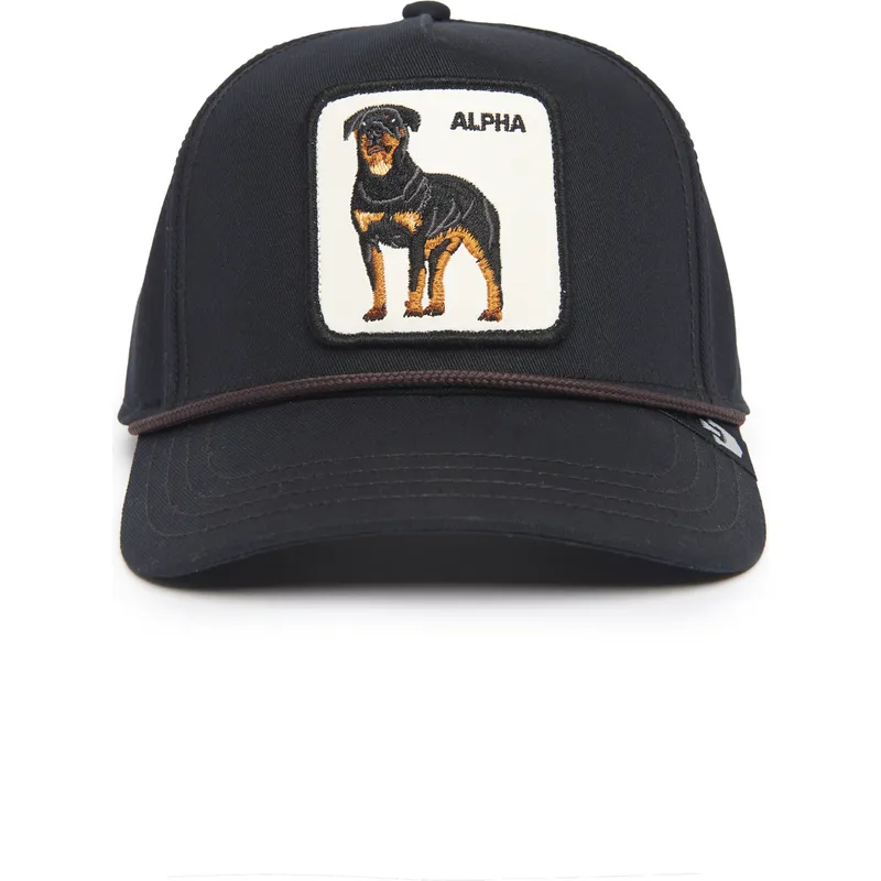 siltovka-zaoblena-cierna-snapback-alpha-dog-100-the-farm-all-over-canvas-the-farm-goorin-bros