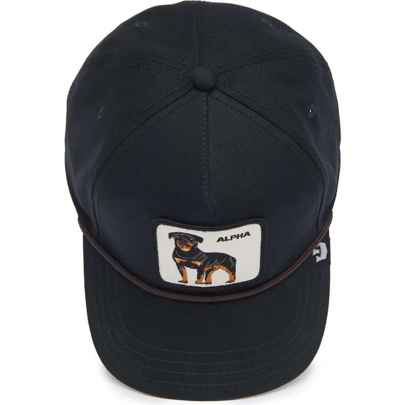 siltovka-zaoblena-cierna-snapback-alpha-dog-100-the-farm-all-over-canvas-the-farm-goorin-bros