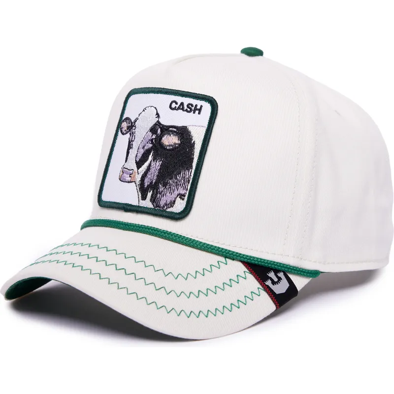 weisse-gebogene-snapback-kappe-kuh-cash-cow-100-the-farm-all-over-canvas-von-goorin-bros