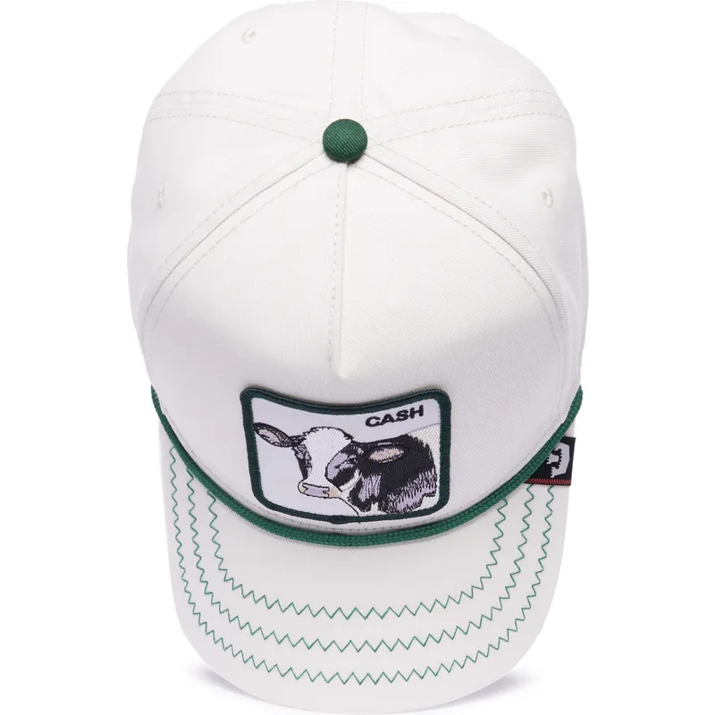 siltovka-zaoblena-biely-snapback-cash-cow-100-the-farm-all-over-canvas-the-farm-goorin-bros