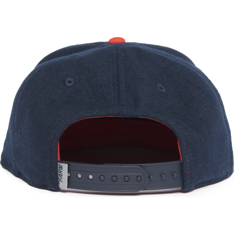 siltovky-rovna-tmavomodra-snapback-marron-lobo-lone-wolf-one-pack-the-farm-flats-the-farm-de-goorin-bros