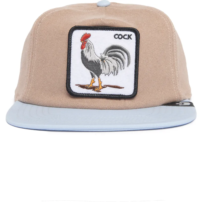 siltovky-rovna-hneda-snapback-gallo-cock-free-range-the-farm-flats-the-farm-de-goorin-bros