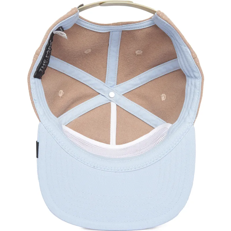 braune-und-blaue-flatcap-snapback-hahn-cock-free-range-the-farm-flats-von-goorin-bros