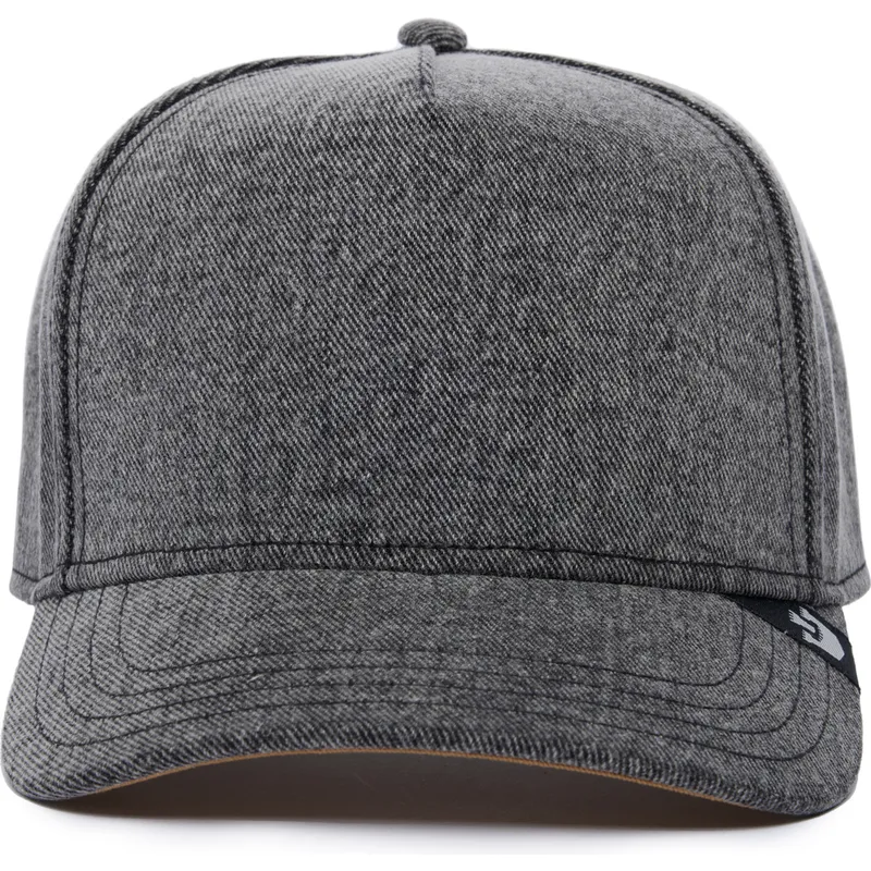 siltovky-zaoblena-siva-snapback-the-farm-nude-denim-the-farm-de-goorin-bros