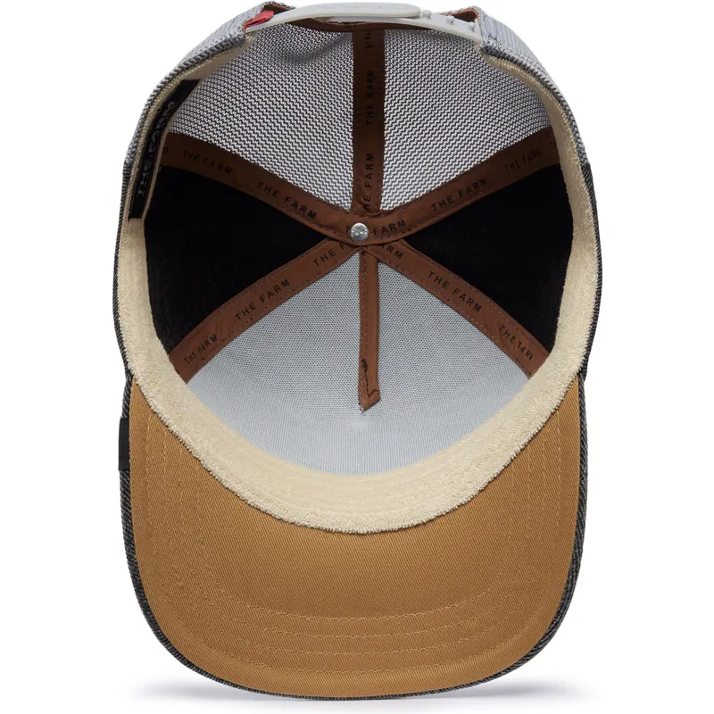 siltovky-zaoblena-siva-snapback-the-farm-nude-denim-the-farm-de-goorin-bros