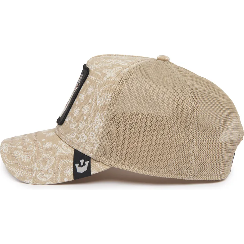 siltovky-zaoblena-kamionista-bezova-snapback-the-farm-de-goorin-bros