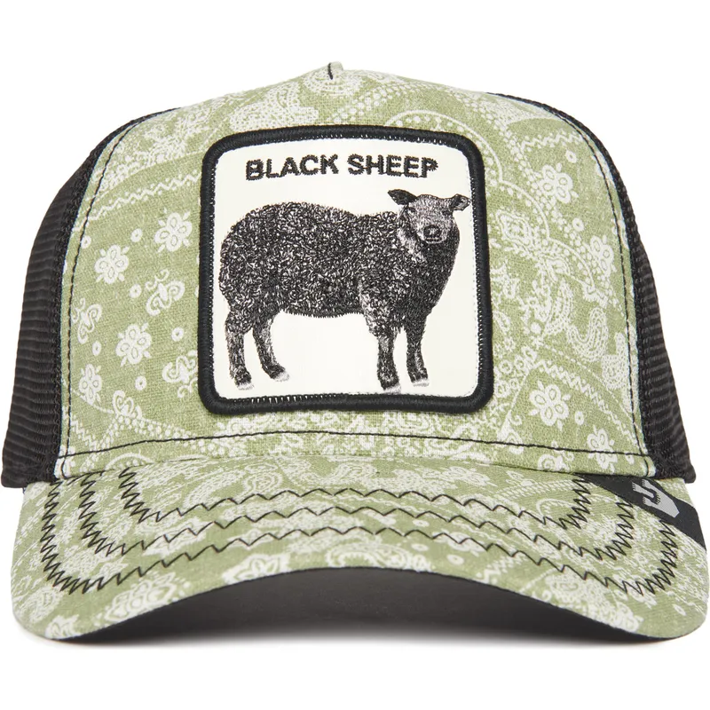 siltovka-zaoblena-zelena-snapback-black-sheep-parade-the-farm-paisley-the-farm-goorin-bros