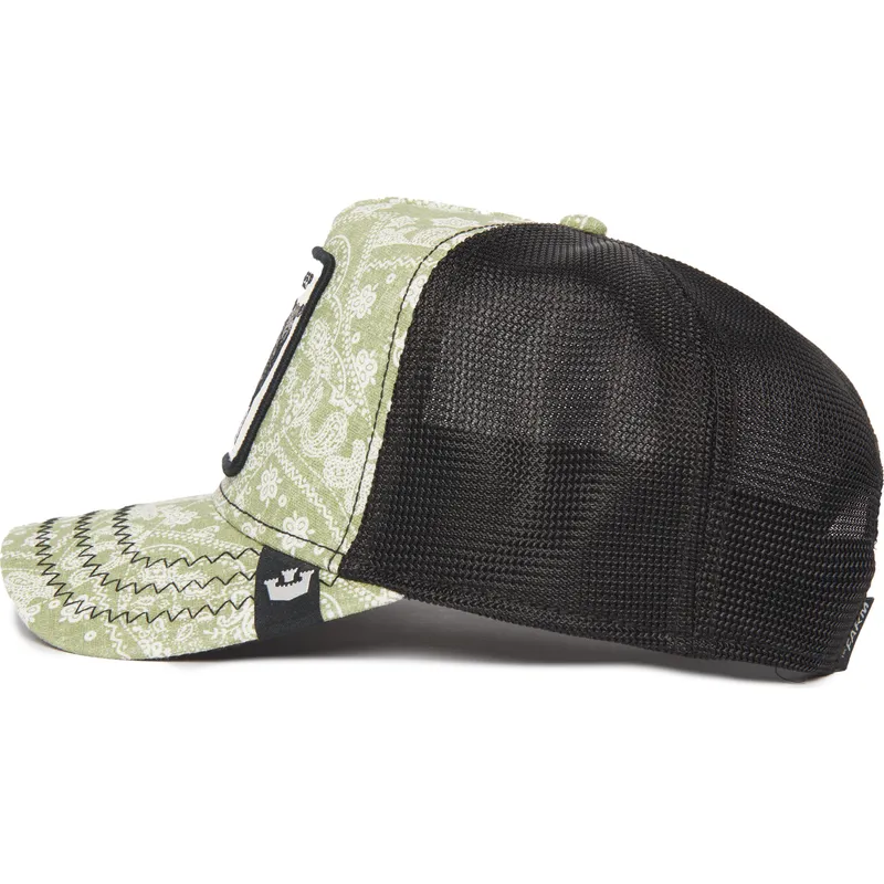 siltovka-zaoblena-zelena-snapback-black-sheep-parade-the-farm-paisley-the-farm-goorin-bros