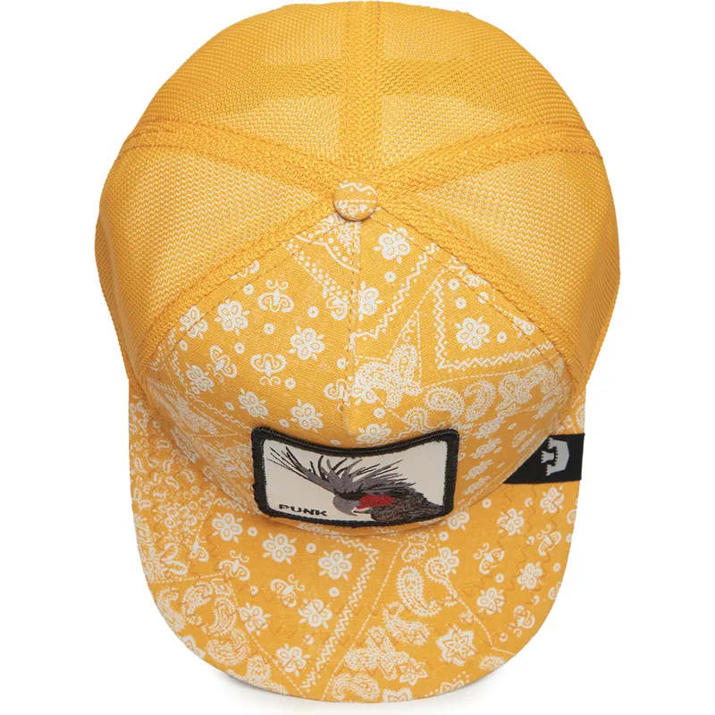 siltovka-zaoblena-zlta-snapback-punk-spray-paint-arch-the-farm-paisley-the-farm-goorin-bros