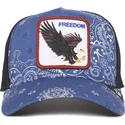 siltovky-zaoblena-kamionista-tmavomodra-snapback-aguila-freedom-a-the-w-in-a-d-the-farm-paisley-the-farm-de-goorin-bros