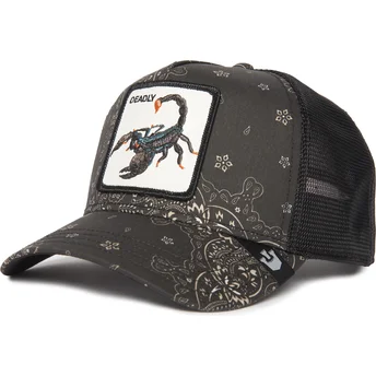 siltovka-zaoblena-cierna-snapback-deadly-diamonds-and-pearls-the-farm-paisley-the-farm-goorin-bros