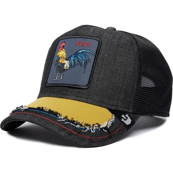 siltovka-zaoblena-cierna-snapback-silky-cock-the-farm-silky-roots-the-farm-goorin-bros