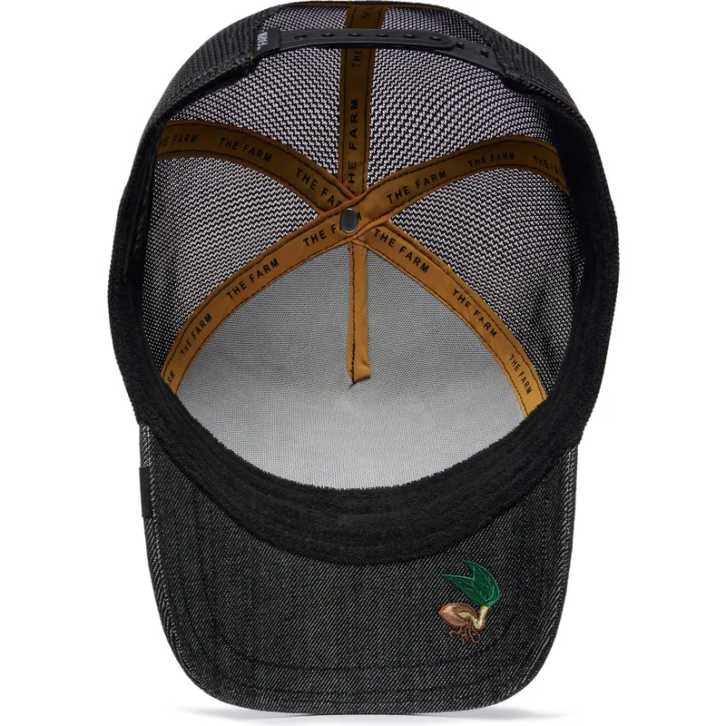 trucker-cap-schwarz-hahn-silky-cock-the-farm-silky-roots-von-goorin-bros