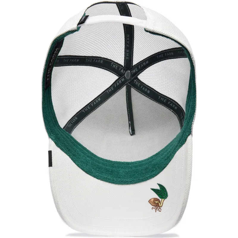 siltovka-zaoblena-biely-snapback-cash-silky-cow-the-farm-silky-roots-the-farm-goorin-bros