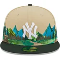 new-era-mlb-new-york-yankees-5950-team-landscape-braun-grune-flat-cap