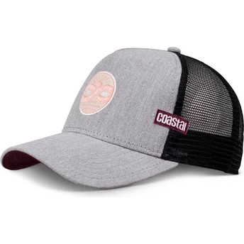 Šiltovky zaoblená kamionista sivá snapback Coastal