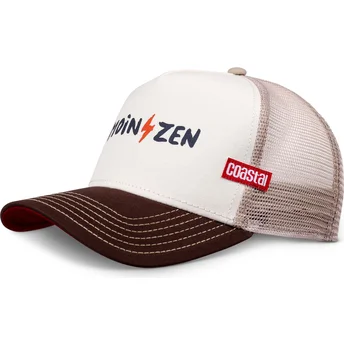 Šiltovky zaoblená kamionista hnedá snapback HFT Coastal