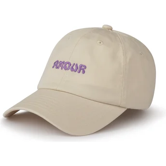 Cap zaoblená beige adjustable strap Pica Pica