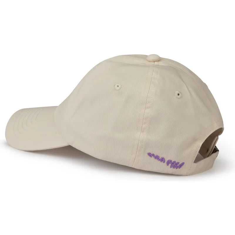 cap-zaoblena-beige-adjustable-strap-pica-pica