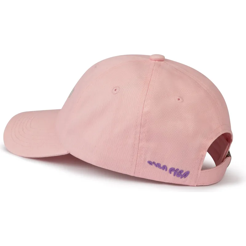 cap-zaoblena-pink-adjustable-strap-pica-pica