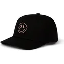 pica-pica-curved-brim-smiley-face-black-snapback-cap